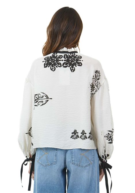 Blusa stampata mood texano MANILA GRACE | Bluse | C106VSMA332